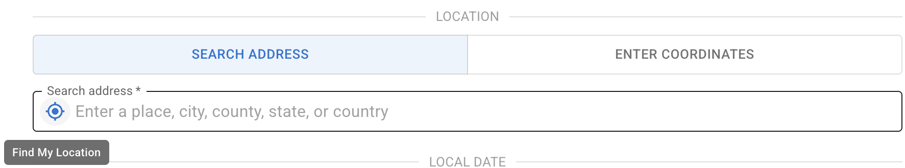 Find My Location