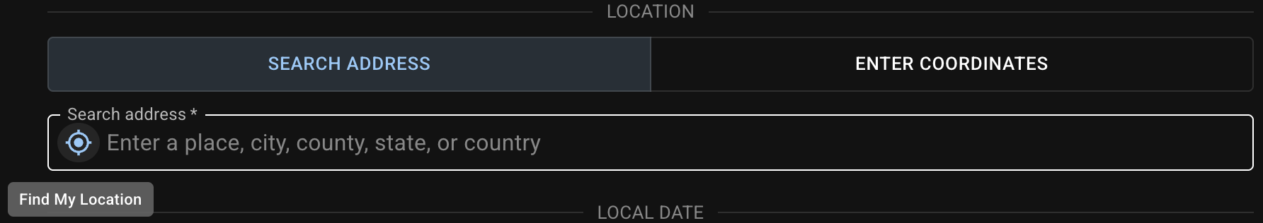 Find My Location